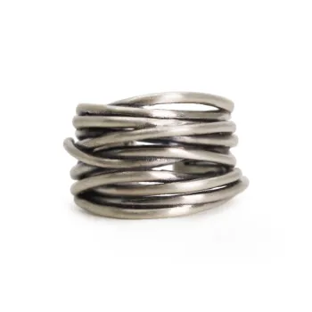 MUXIANG 925 Sterling Silver Rings Unisex
