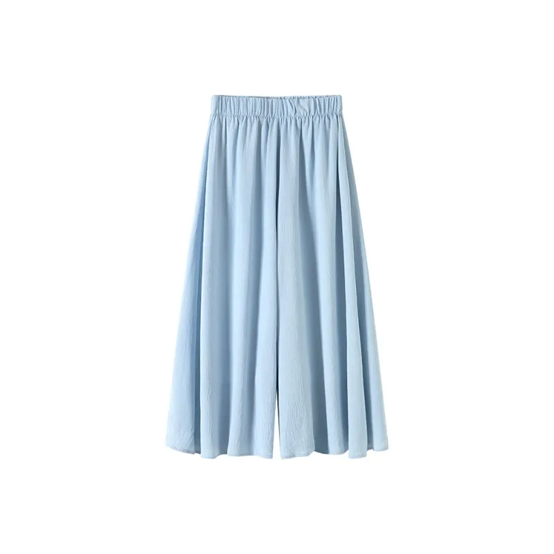 Flowers In Water Casual Long Skirt Women's-1