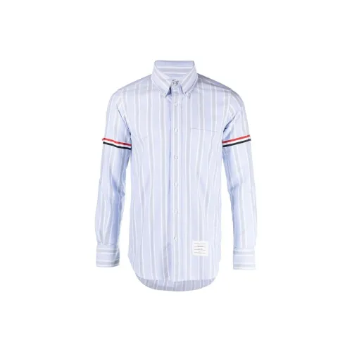 THOM BROWNE Stripe Detailed Button Up Shirt