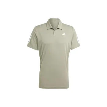 Adidas Club 3 Stripes Polo Shirt Polo Shirt Men's Egg Stone Silver Gray
