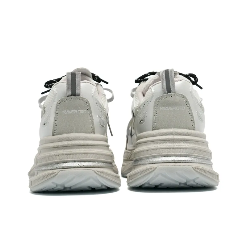 KAAVER OTTO Cushioning Height Increasing Abrasion Resistant Slip Resistant Chunky Sneakers Women's-6