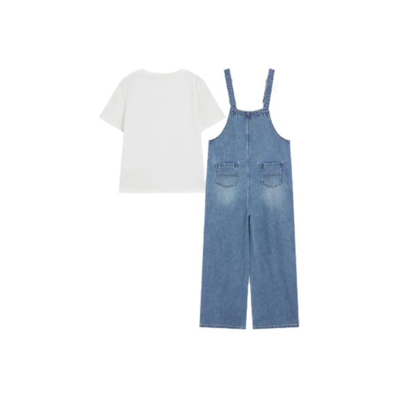 Love To Serve Casual Suit Women's Denim Blue-1