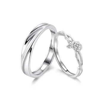 NUSQ Sterling Silver Rings Unisex