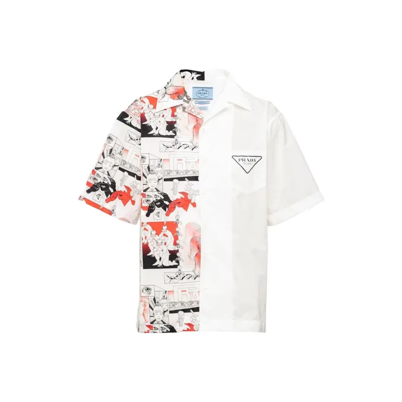 PRADA Double Match Re-Nylon Shirt-0