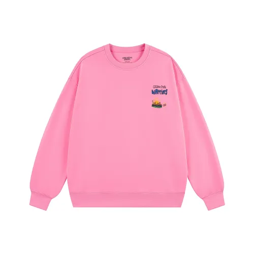 AFTER SCHOOL SPECIAL Sweatshirt Unisex Dark Green Watermelon Pink