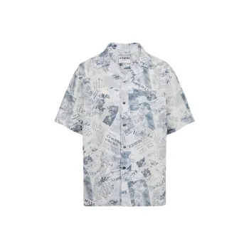Iceberg Allover Printed Short Sleeved Shirt
