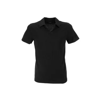 Majestic Filatures Wingtip collar Cotton T shirt