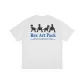 White (Dark Gray Blue Letter)