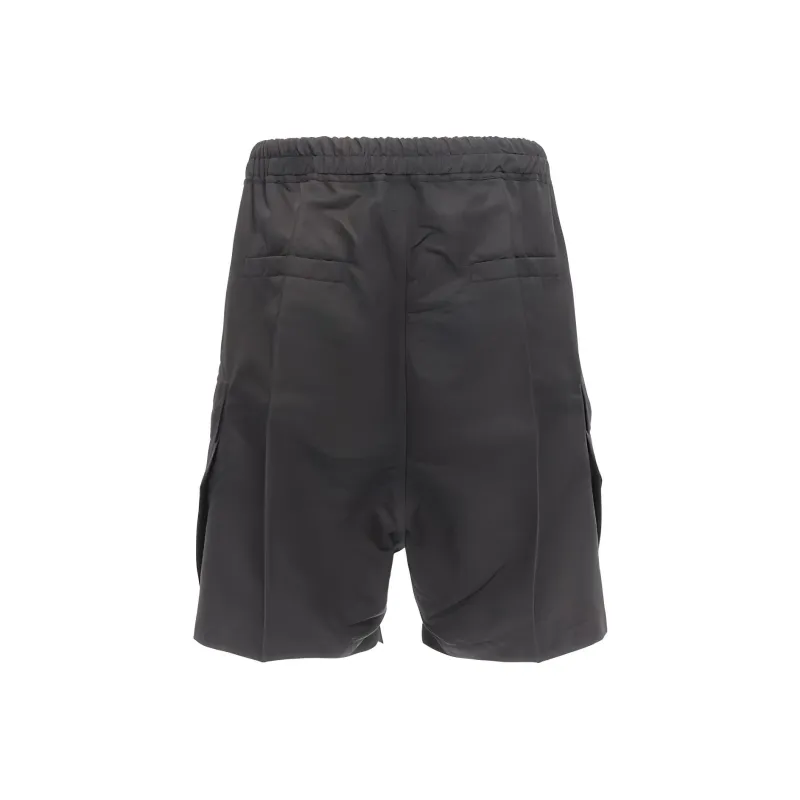 RICK OWENS Casual Shorts Men Black-1
