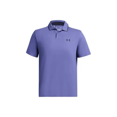 Under Armour Drive Chill Polo Shirt Men's Carbon Blue