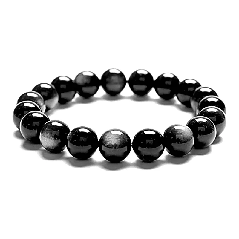 Star Treasures Obsidian Bracelets Unisex-0