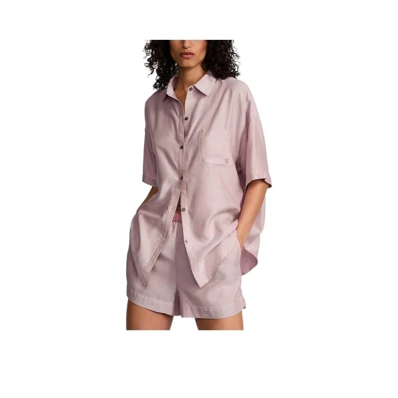 Victoria's Secret Pajama Set Women's Champagne Pink-0