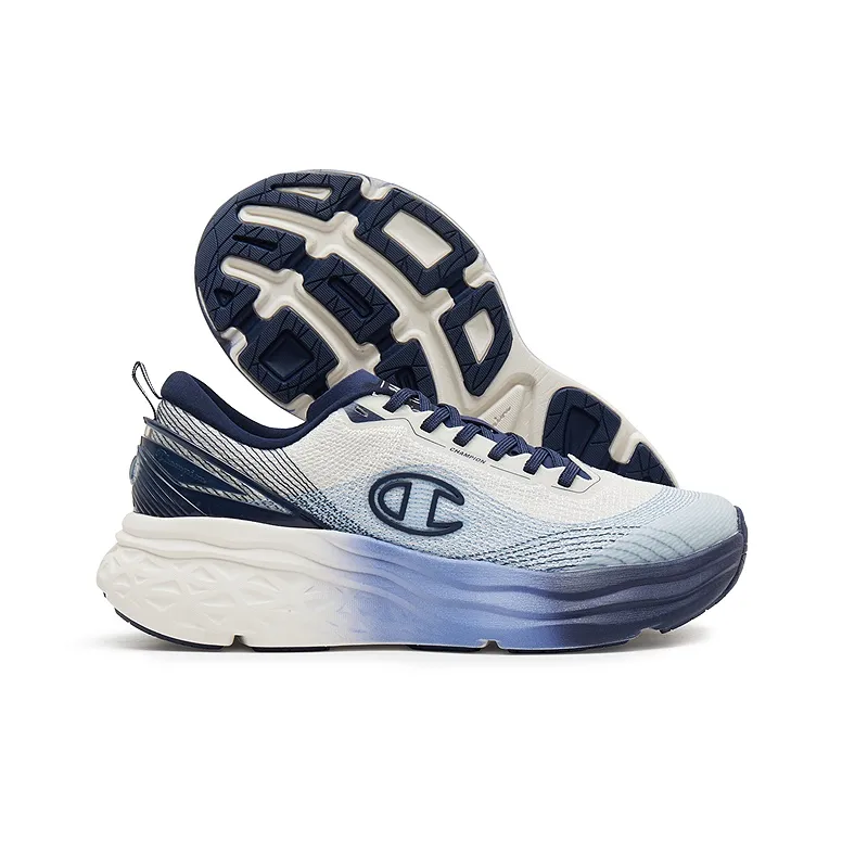 Champion Support Low Top Running Shoes Men's Cream/navy-3