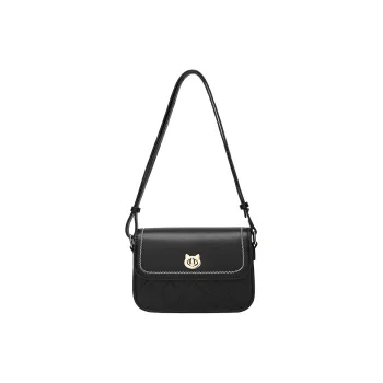MEXICAN Artificial Leather Shoulder Bag, Crossbody Bag Women's Black/Ecru