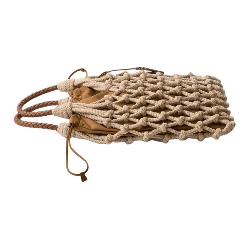 PRADA Re Nylon Recycled Nylon Storage Bag Women's Brandy-1