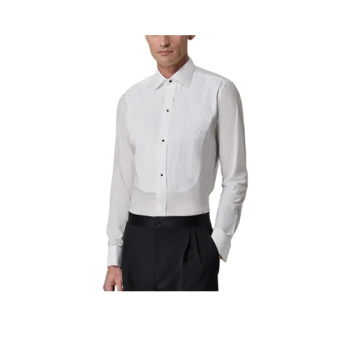 Canali Buttoned Long sleeve Tuxedo Shirt