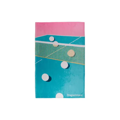 XUPERMAN Table Tennis Souvenirs Shawl & Blanket Polyester 100*150CM Unisex Print