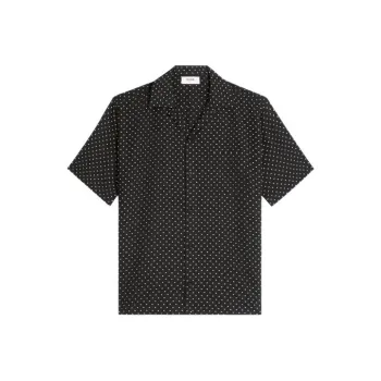 CELINE Hawaiian Shirt In Printed Viscose