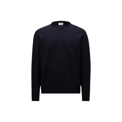 Moncler Logo Embroidered Long Sleeved Sweater