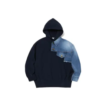 Kolor FW24 BEACON Sweatshirt Unisex Marine Blue