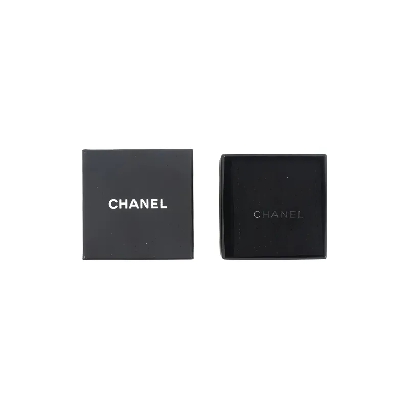 CHANEL Stud Earrings Women's Gold-2