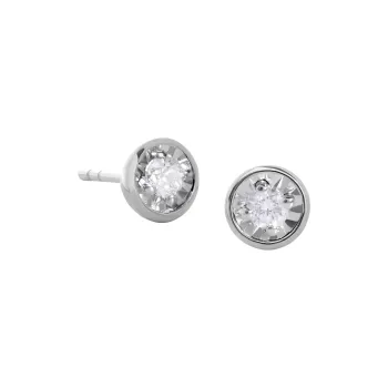 Monica Vinader Diamond Stud Earrings