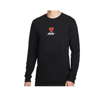 Nike Sportswear AS U NSW TEE LS OC VDAY T Shirt Men's Black