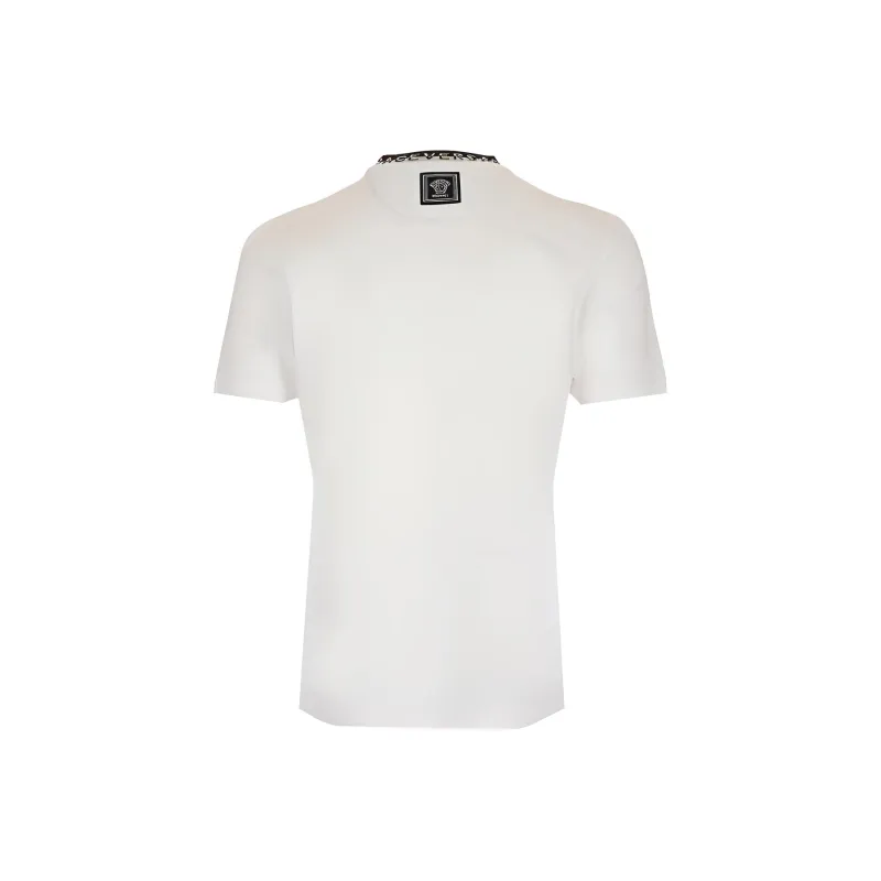 VERSACE Logo Collar T Shirt-1