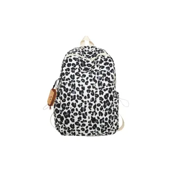 DCLOUD Nylon Backpack Large Size Unisex Black/Pink/Brown/Blue