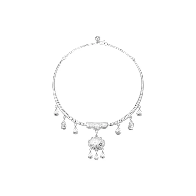 CHINA GOLD Sterling Silver 990 Necklaces Kids'-0