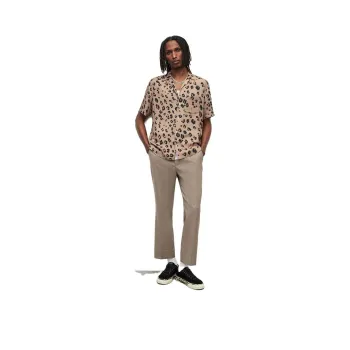 ALLSAINTS Shirts Men Beige Yellow