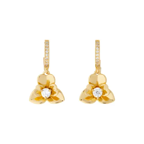 Kate Spade Gold Plated Brass Earrings Women's Gold