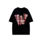 Black Plaid W Letter