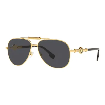 VERSACE Aviator Frame Sunglasses