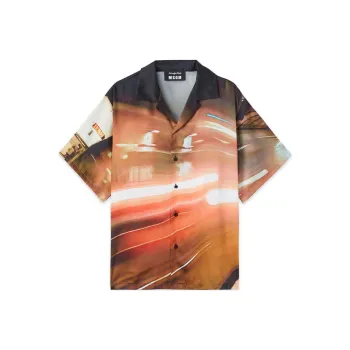 MSGM x Google Pixel FW24 Shirt Unisex Multicolor