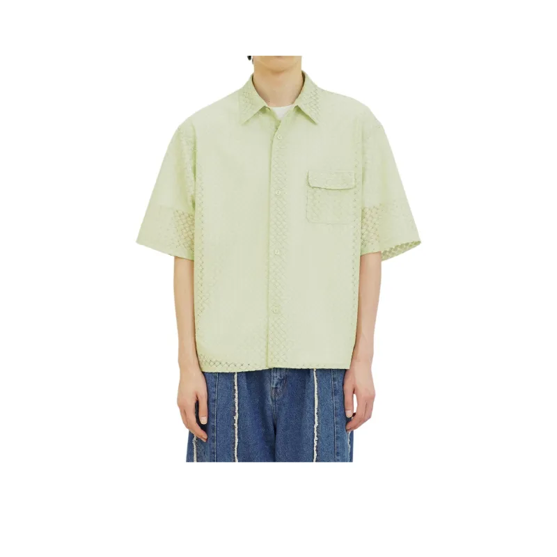 PUBLIC TOKYO SS24 Shirt Men's Mint-0