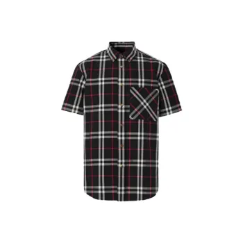 Burberry Shirt Men's Black Beige