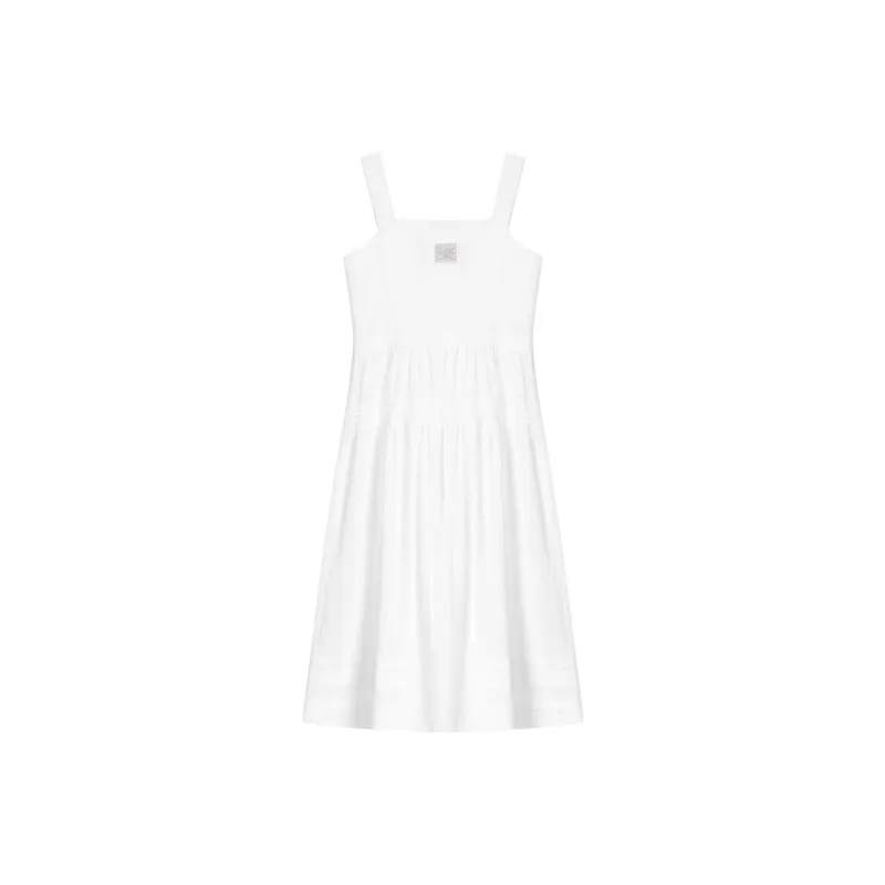 Teenie Weenie Short Sleeved Dress Women's White-1