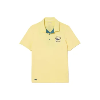 LACOSTE Polo Shirt Men's Yellow