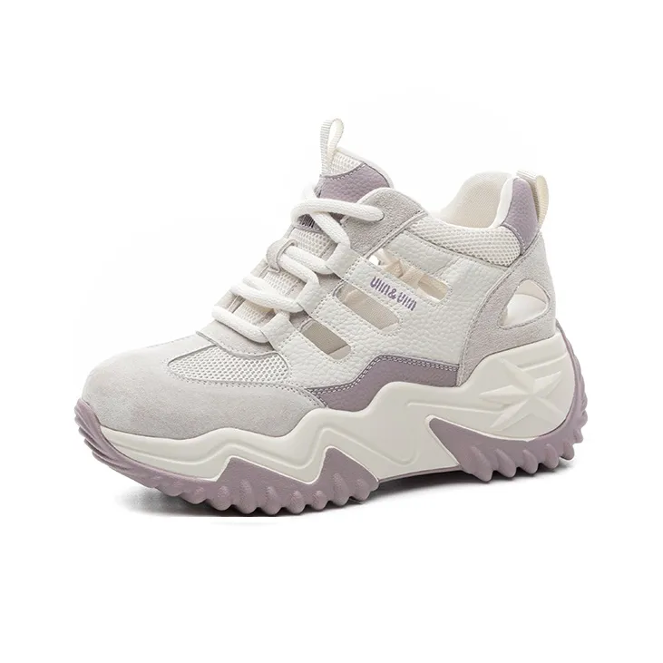 Chibang Lightweight Low Top Chunky Sneakers Women's-5