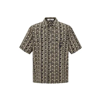 FERRE Shirt Men's Brown With Print