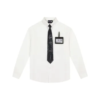 MR.ENJOYDA MONEY MEDM X EVA Collaboration Shirts Unisex White