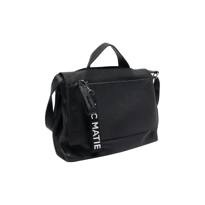 Vic Matie Calfskin Handbag Women's Black-1