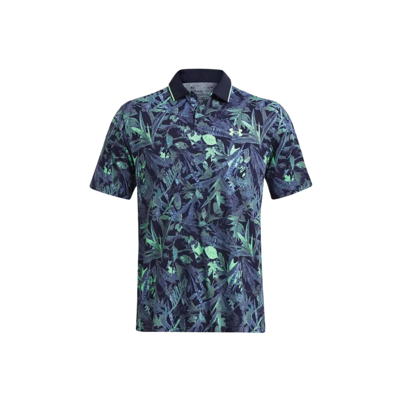 Under Armour UA Iso Chill Edge Polo Shirt Men's Marine Blue-0