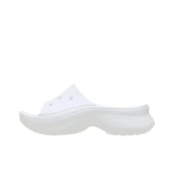 Crocs EVA Abrasion Resistant Slide Slippers Women's White