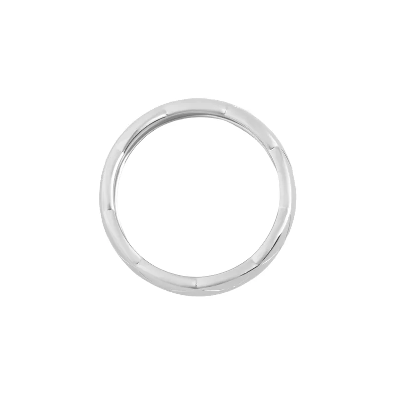 CHANEL White 18K Gold Rings Unisex Silver-2