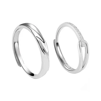 ZHOUBAIFU S925 Silver Rings Unisex