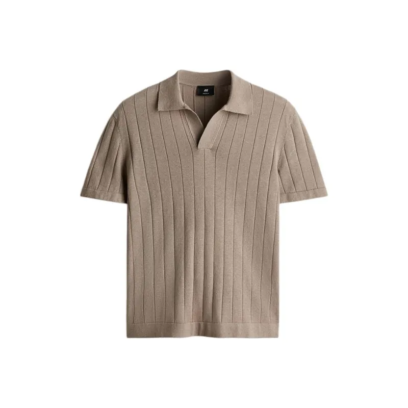 H&M Polo Shirts Men Umber-0