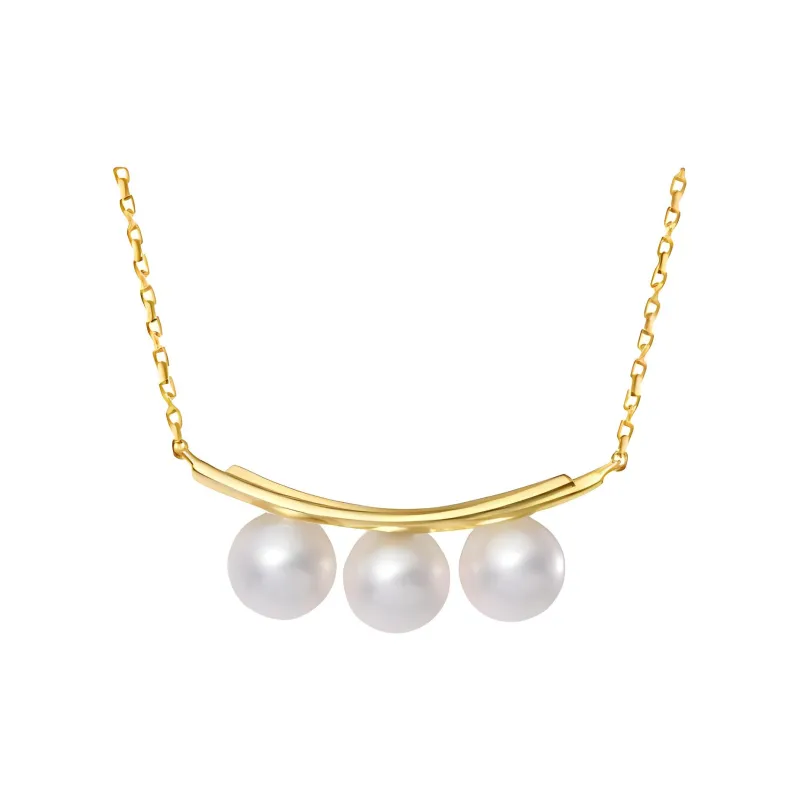 YIN 18K Gold Necklaces Women's Gold/White-1