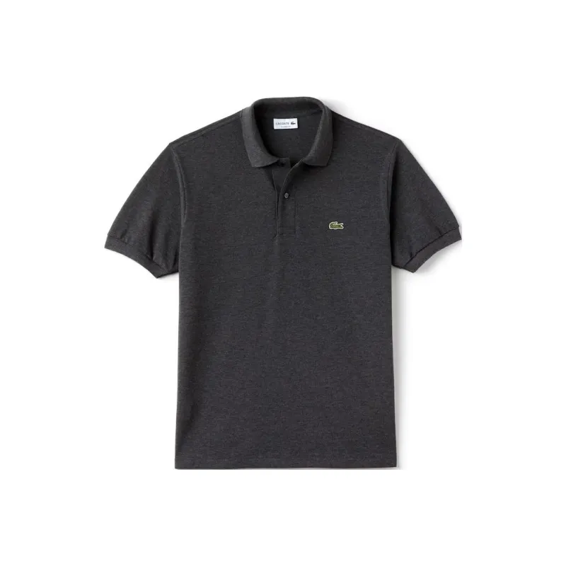 LACOSTE Polo Shirt Men's Black Gray Color-0